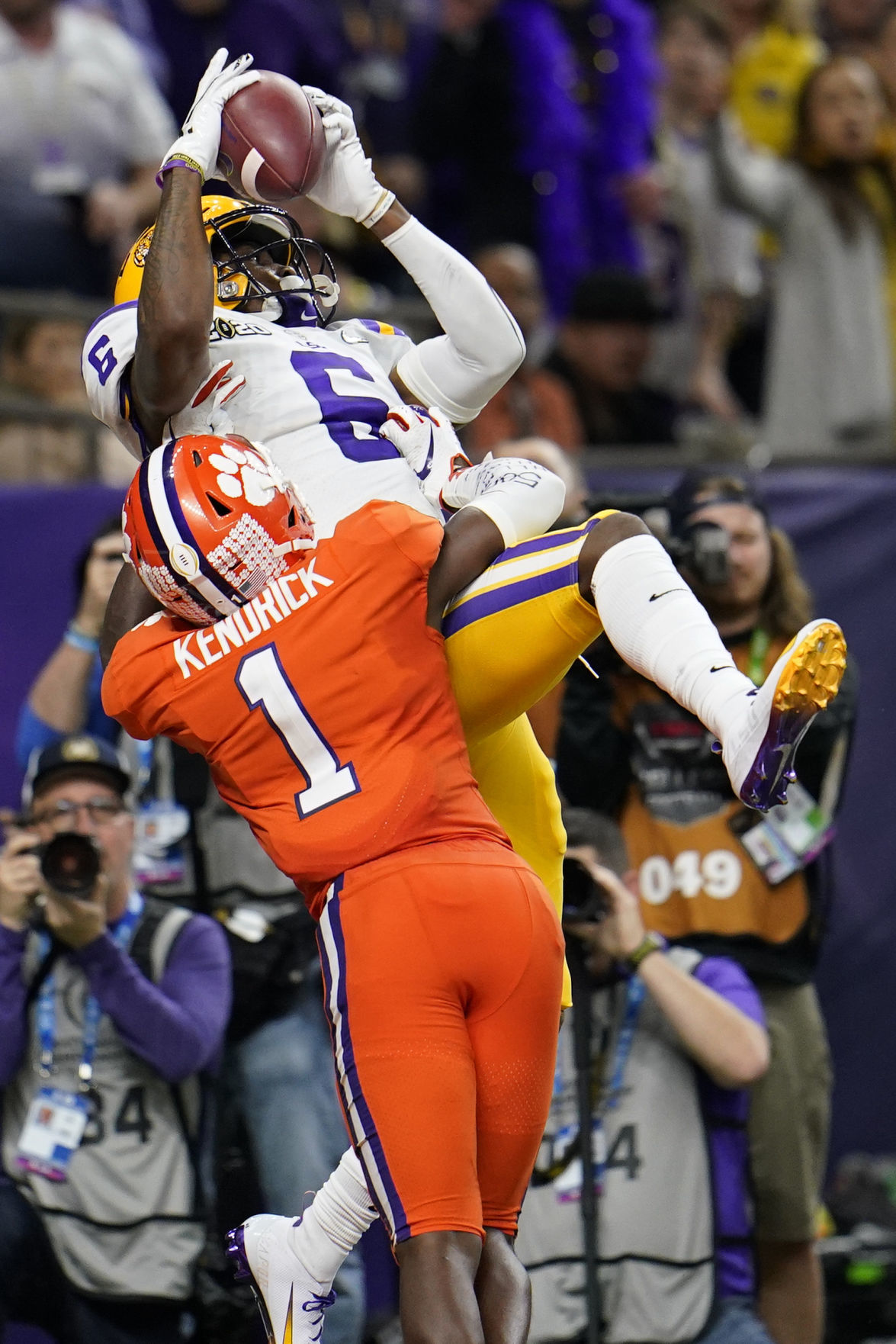 APTOPIX CFP Championship Clemson LSU Football